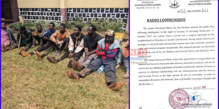 Cameroon soldiers free captives from separatists