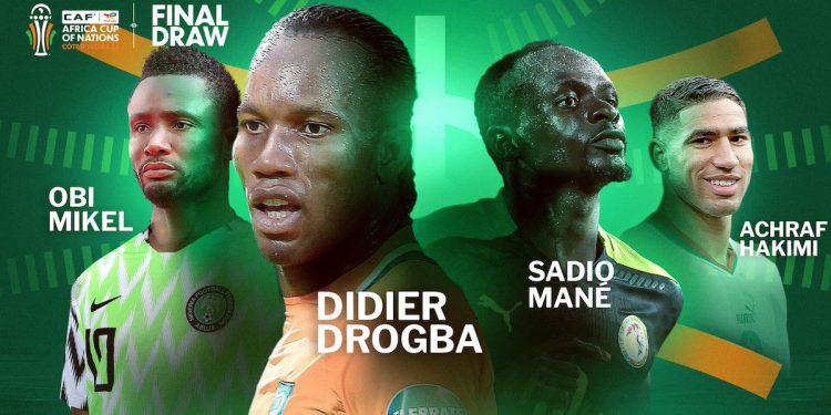 Four prominent stars assisted at the AFCON Draws which took place tonight in Abidjan