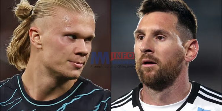 Haaland and Messi are favourites to win