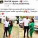 Man thanks woman for ceding property to him