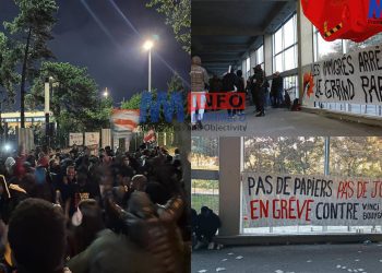 Protesters in Paris say they are used to prepare for teh Olypics but treated like 'sub humans' without rights