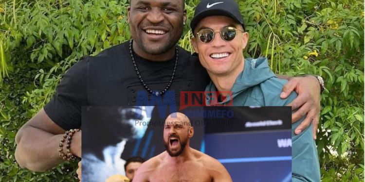 Ronaldo fails to respond to question about Ngannou's chances of victory against Fury