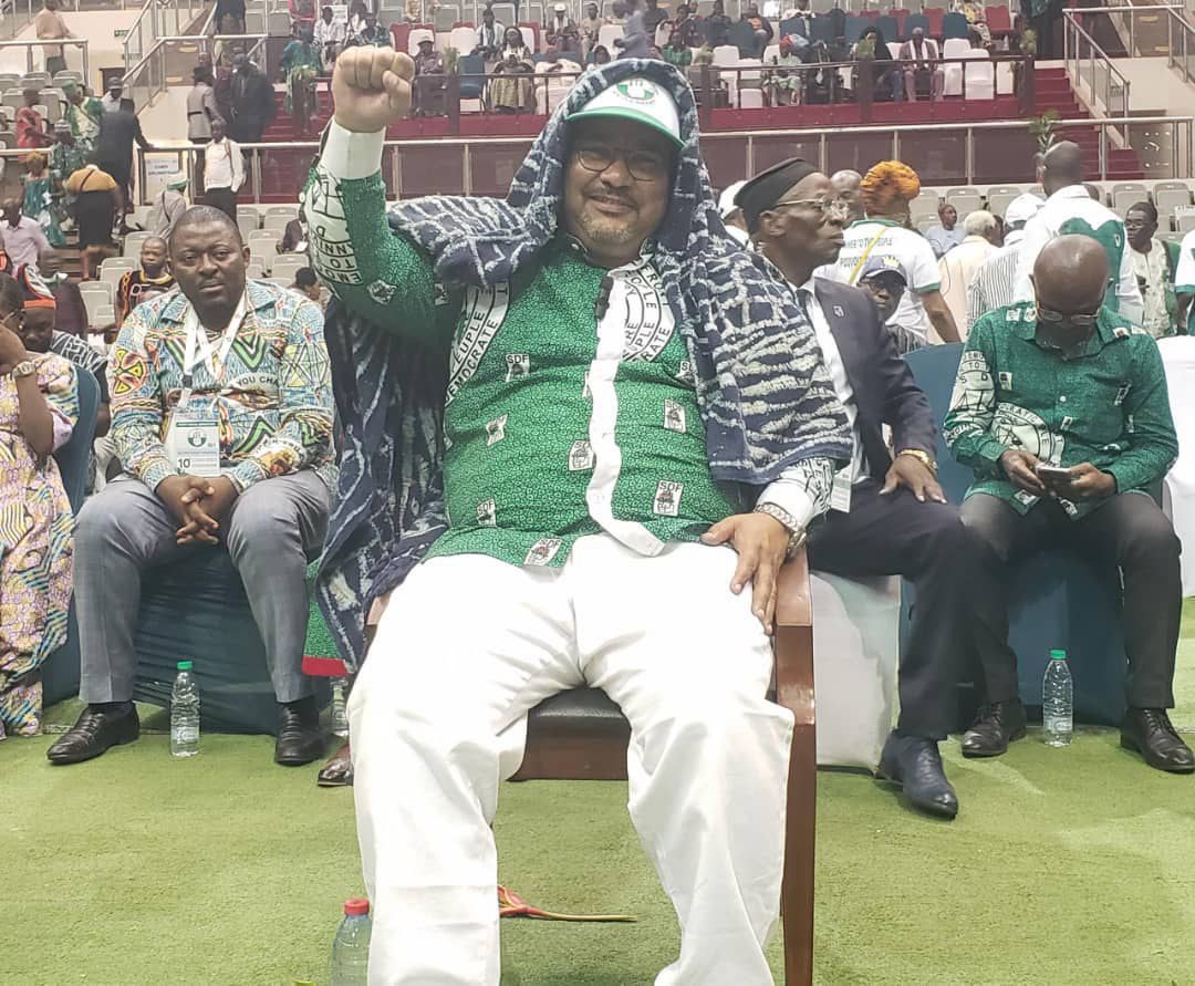 Osih after his election as the SDF National Chairman