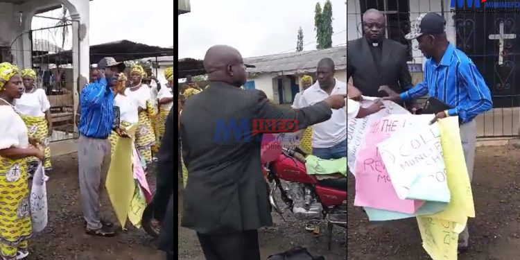 A Pastor of the Presbyterian Church in Cameroon evicted by irate Christians.