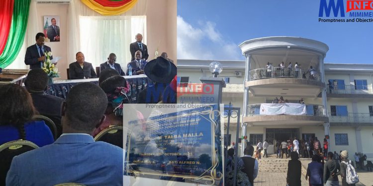 SW Regional Delegate for Public contract asks for more during inauguration of Building in Buea