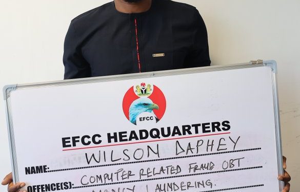 Wilson Daphe used pretence to defraud a German lady of over 100.000 Euros