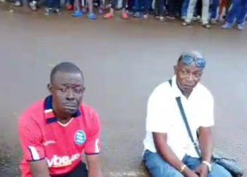 Separatists under Ayaba Cho Lucas' the leader of the faction known as Ambazonia Governing Council (AGovC) execute two men in Guzang