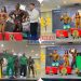 Bodybuilders from Cameroon raise the flag high
