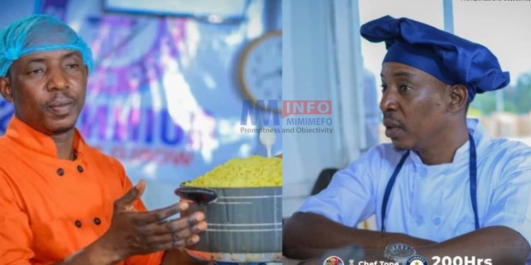 Chef Tope Maggie cooks for 200 hours
