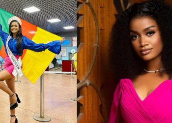 Issie Princesse on her way to El Salvador to represent Cameroon