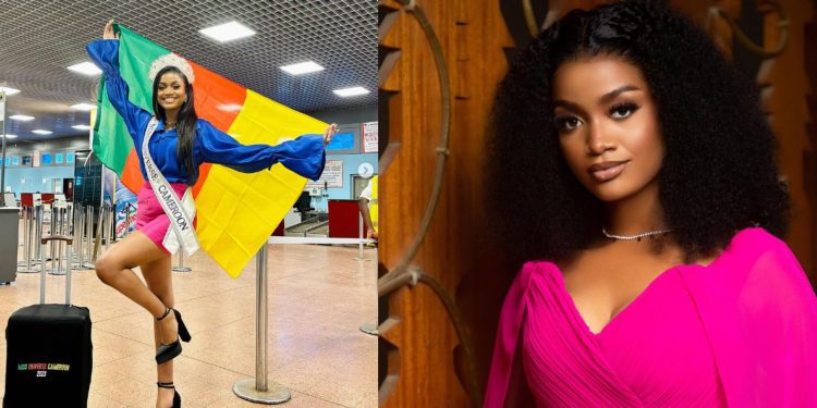 Issie Princesse on her way to El Salvador to represent Cameroon