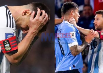 Messi Criticises Uruguay's young players after 2-0 loss