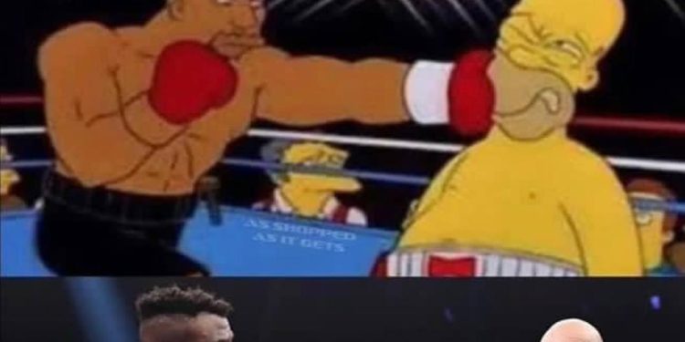 Francis N'Gannou says the Simpsons are always in the know