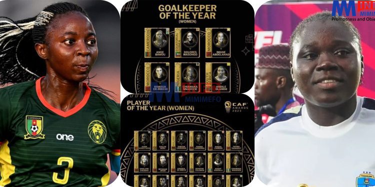 Ajara and Ange nominated for player and goalkeeper of the year in the CAF Awards 2023