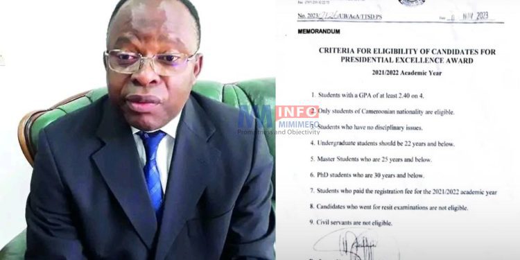 UB VC Clarifies issues with presidential award