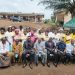 A cross-section of dignitaries and award recipients