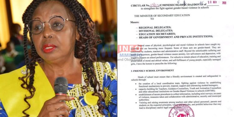 Lyonga issues communique addressing gender-based violence in schools