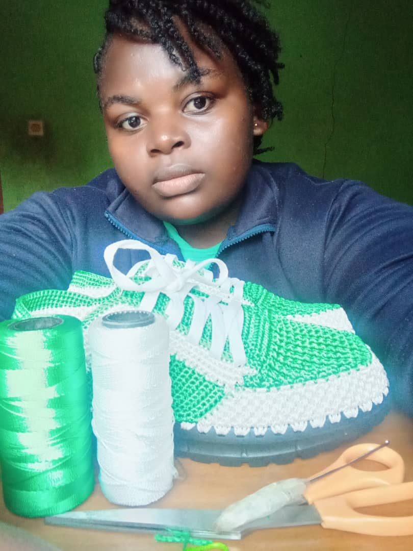 Mirabel Cha-ah, a 23-year-old creative mind, has taken Cameroonians by storm with her exceptional crochet craftsmanship.