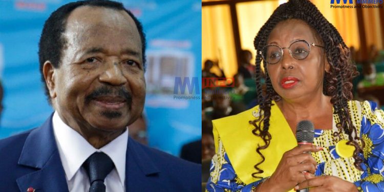 President Biya and Nalova Lyonga