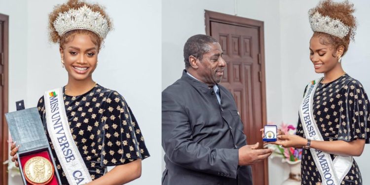 Princess Issie, Miss Cameroon celebrated in Douala