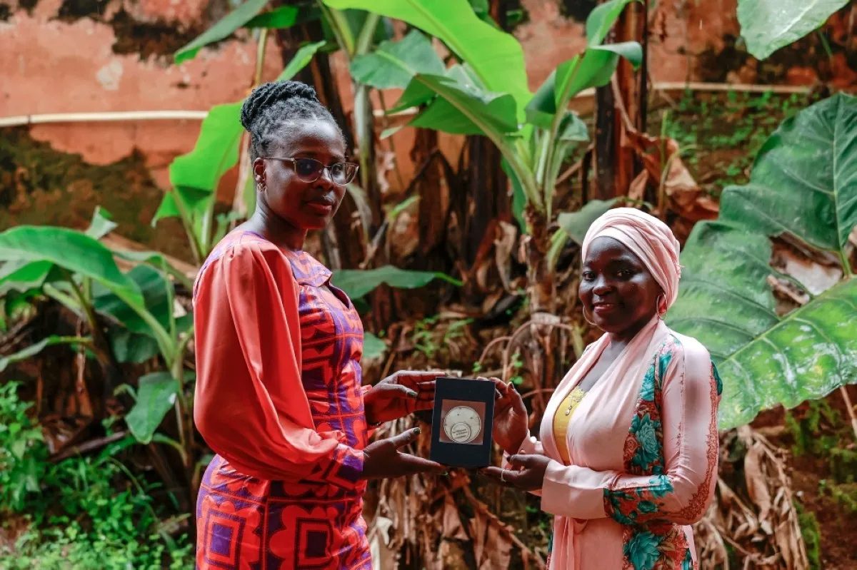 Hadidjatou Daïrou and Sabine Adeline Fanta Yadang,