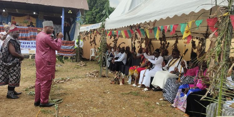 Kawah Armstrong during the third edition of the Tiko Council Sports and Cultural Jamboree (TISCUJAM)