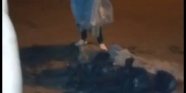 Man set on fire after stealing in Yaounde