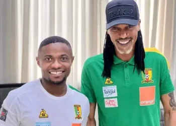 Fai Collins and Rigobert Song