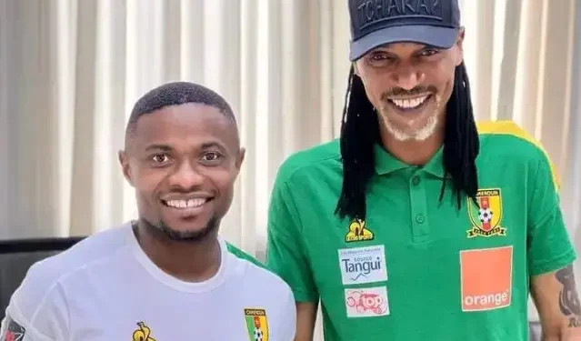 Fai Collins and Rigobert Song