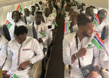 Gambian National Team survives flight scare