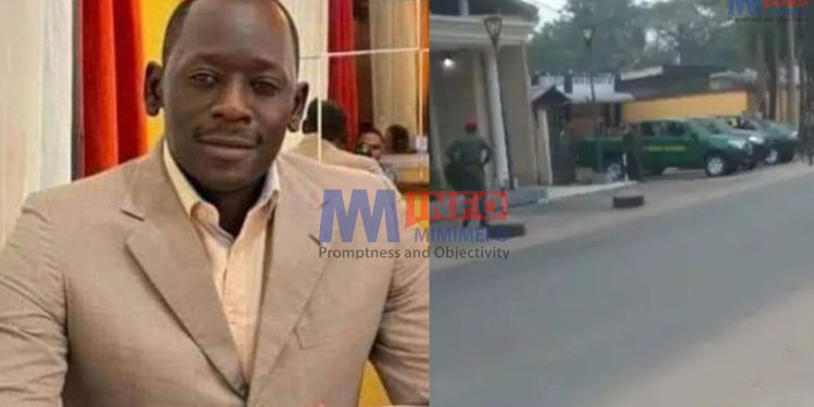 Herve Bopda's residence protected by security forces