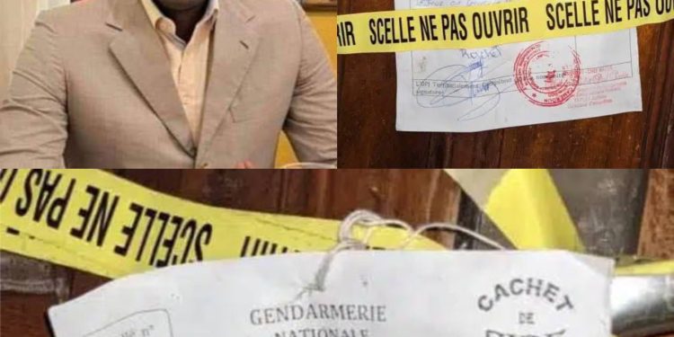 Herve Bopda's residence sealed