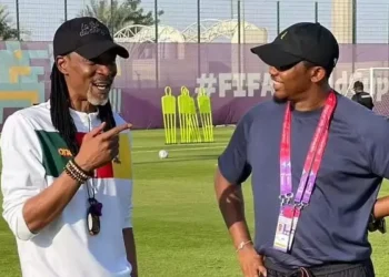 Rigobert Song et Samuel Eto'o