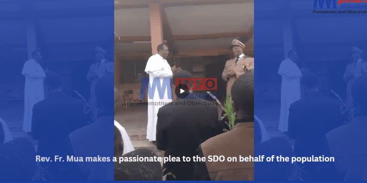Fr. Mua makes a passionate plea to the SDO on behalf of the population