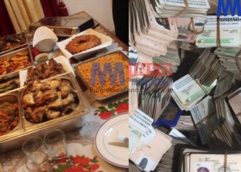Douala man celebrates after getting ID