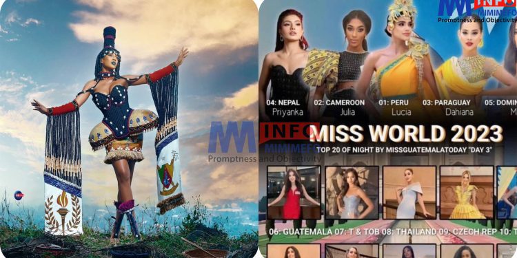 Julia Samatha and Cameroon Shine at Miss World Contest