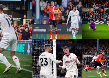 Manchester United get three points against Luton Town