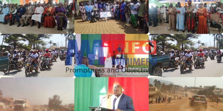 North West Youths celebrate Biya
