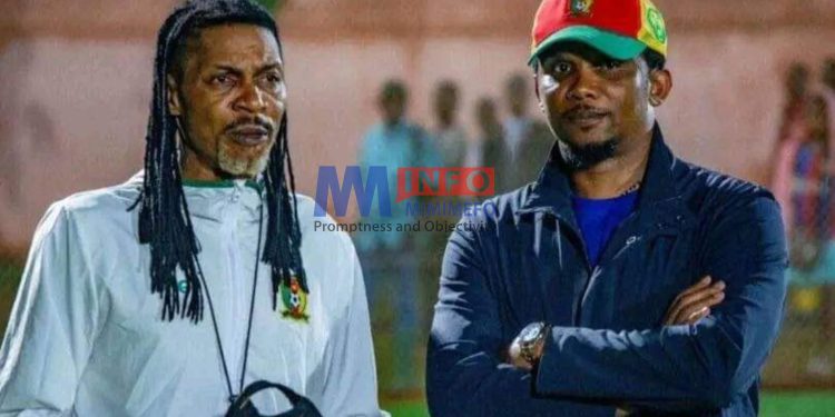 Rigobert Song and Samuel Eto'o