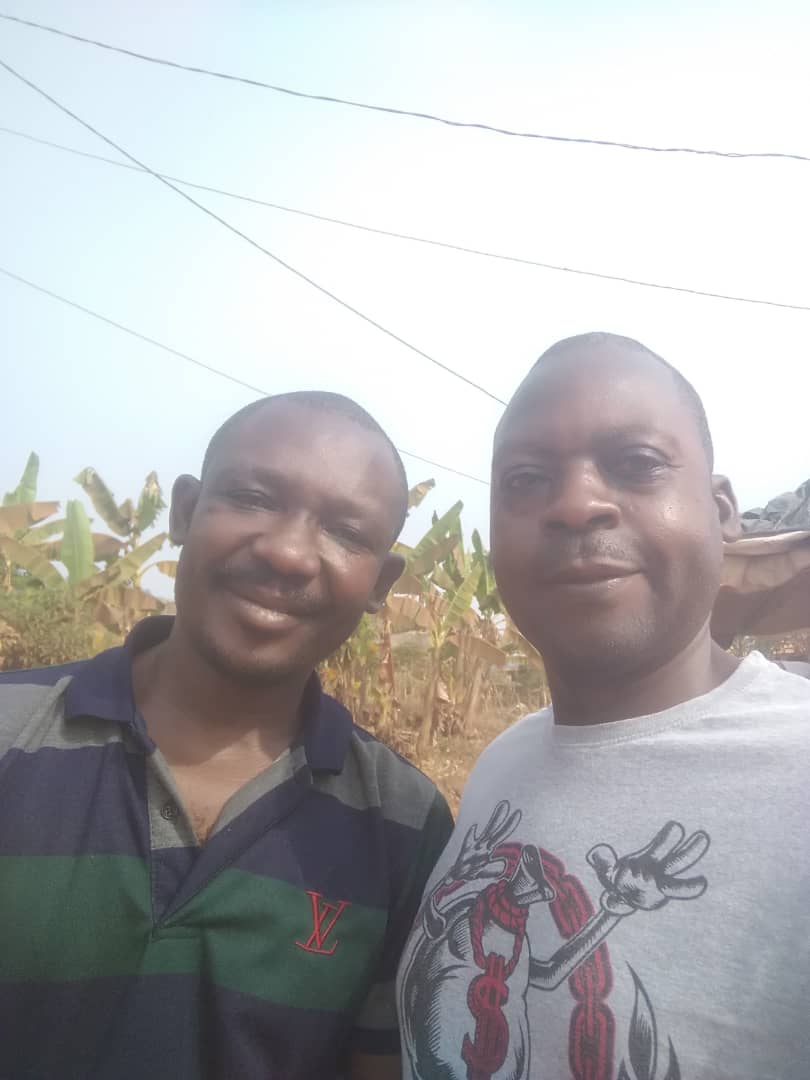 Walters and the President of the Nkar Association in Yaounde who ensured Konyui Henry was reunited with his family