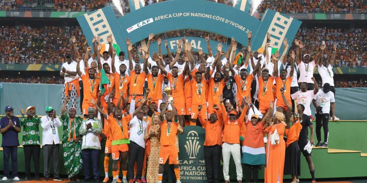 Ivory Coast lifts 2023 AFCON trophy