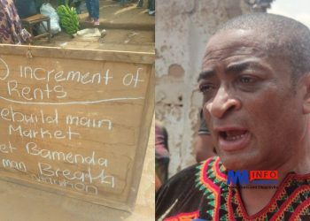 Bamenda Market traders protest hike in rents