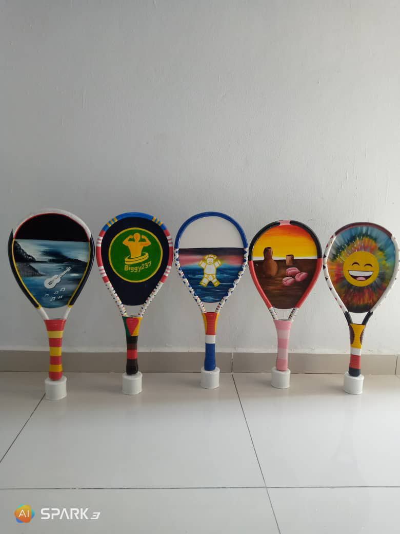 Kiyang Federick Muluh and his Unique Sports Rackets