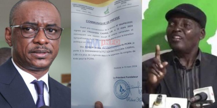 Cabral Libii et Robert Kona,