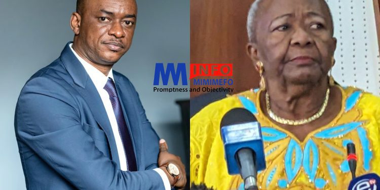 Hon Cabral Libii and honorable Koa Mfegue Laurentine