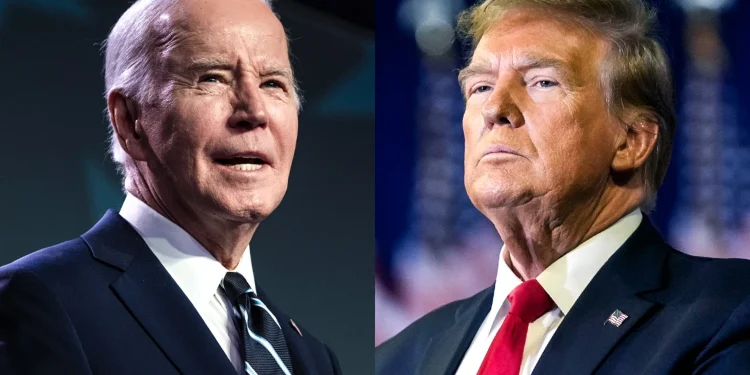 Joe Biden and Donald Trump