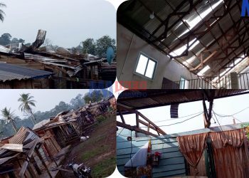 Winds cause destruction in Etam Village