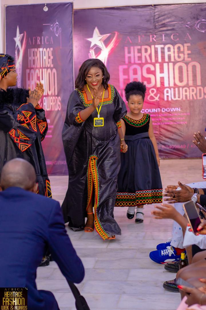 Matene Annie Chancelle, founder of Annie's EmpowerWear at the African Fashion week 2023, Buea