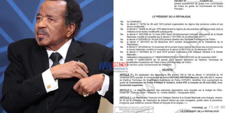 Biya decree April 2024
