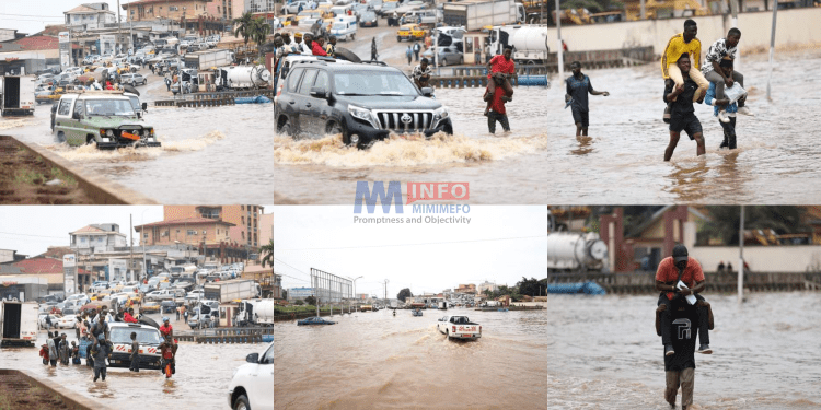 Floods Yaounde, Cameroon